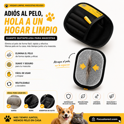 Guante Quita Pelos Para Mascotas